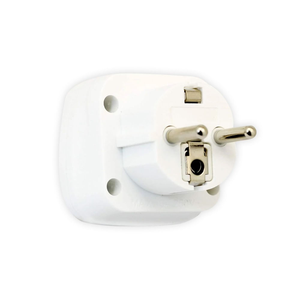 Imagen 2 del producto Adaptador de corriente Opalux OP-633K-EU, entrada múltiple, entrada universal, 110-250V 16A 3600W, blanco